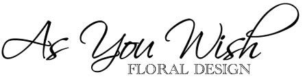As You Wish Floral Design  Logo